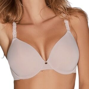 NEW! NATORI PURE LUX BRA!  Rose/beige/lav